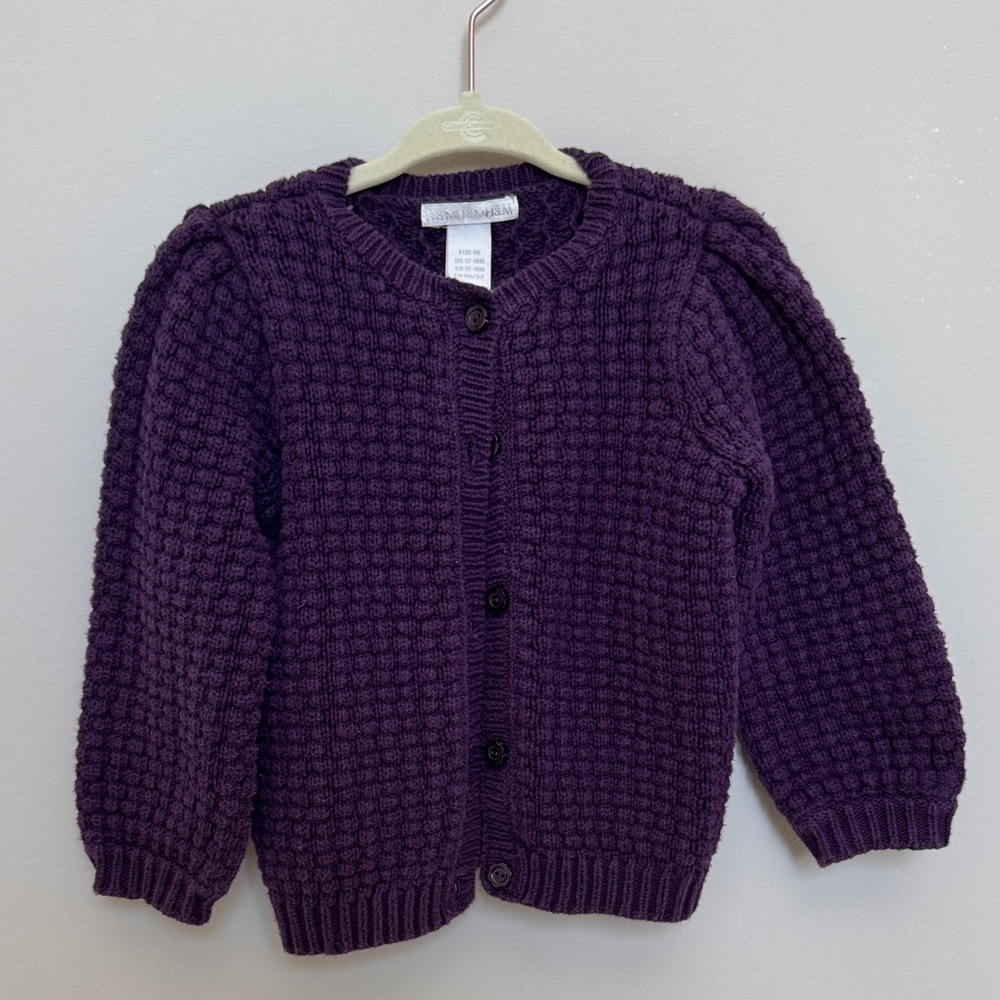 H&M Deep Purple Kids Sweater